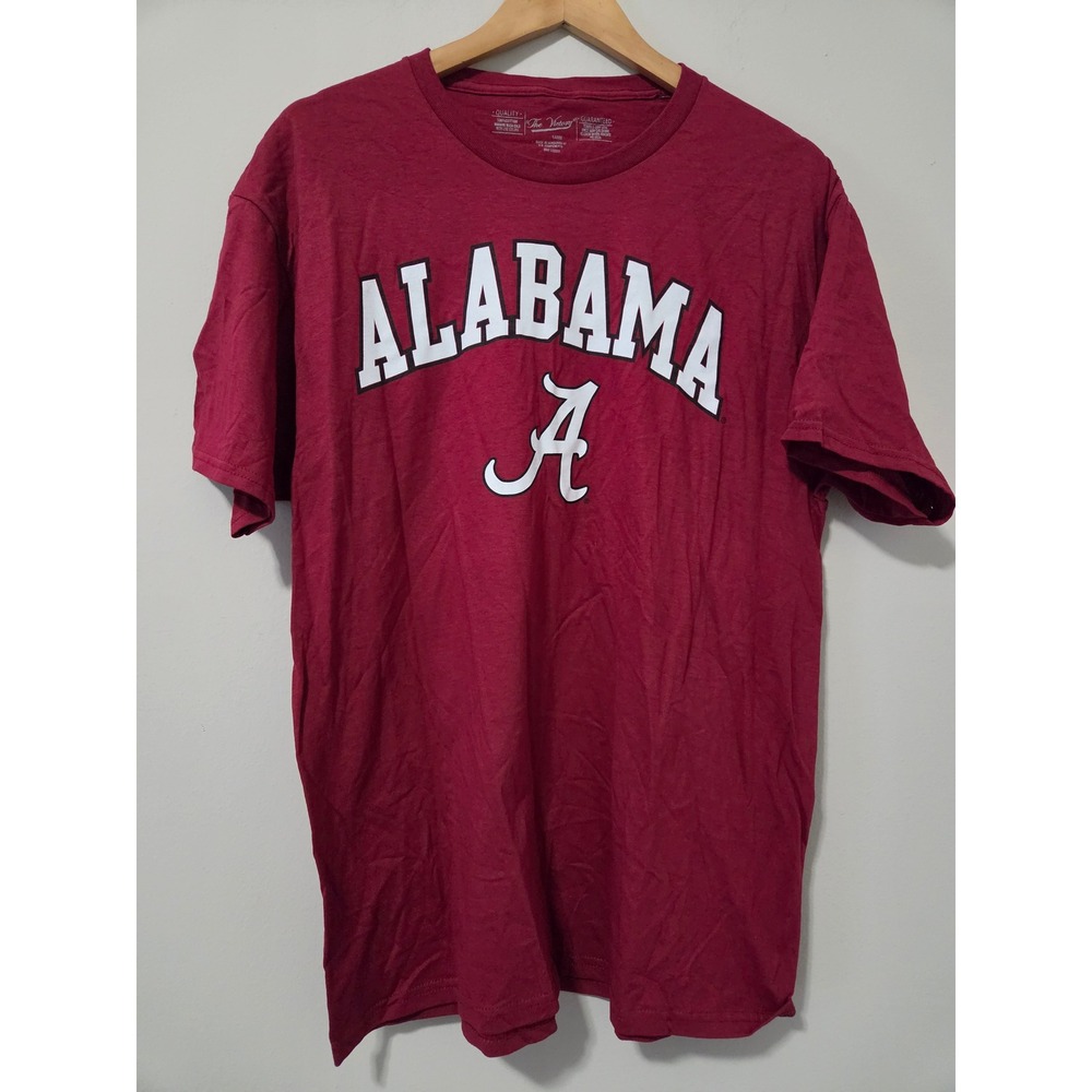 The Victory Alabama Crimson Tide T-Shirt Mens Large Red Graphic Tee NCAA Bama